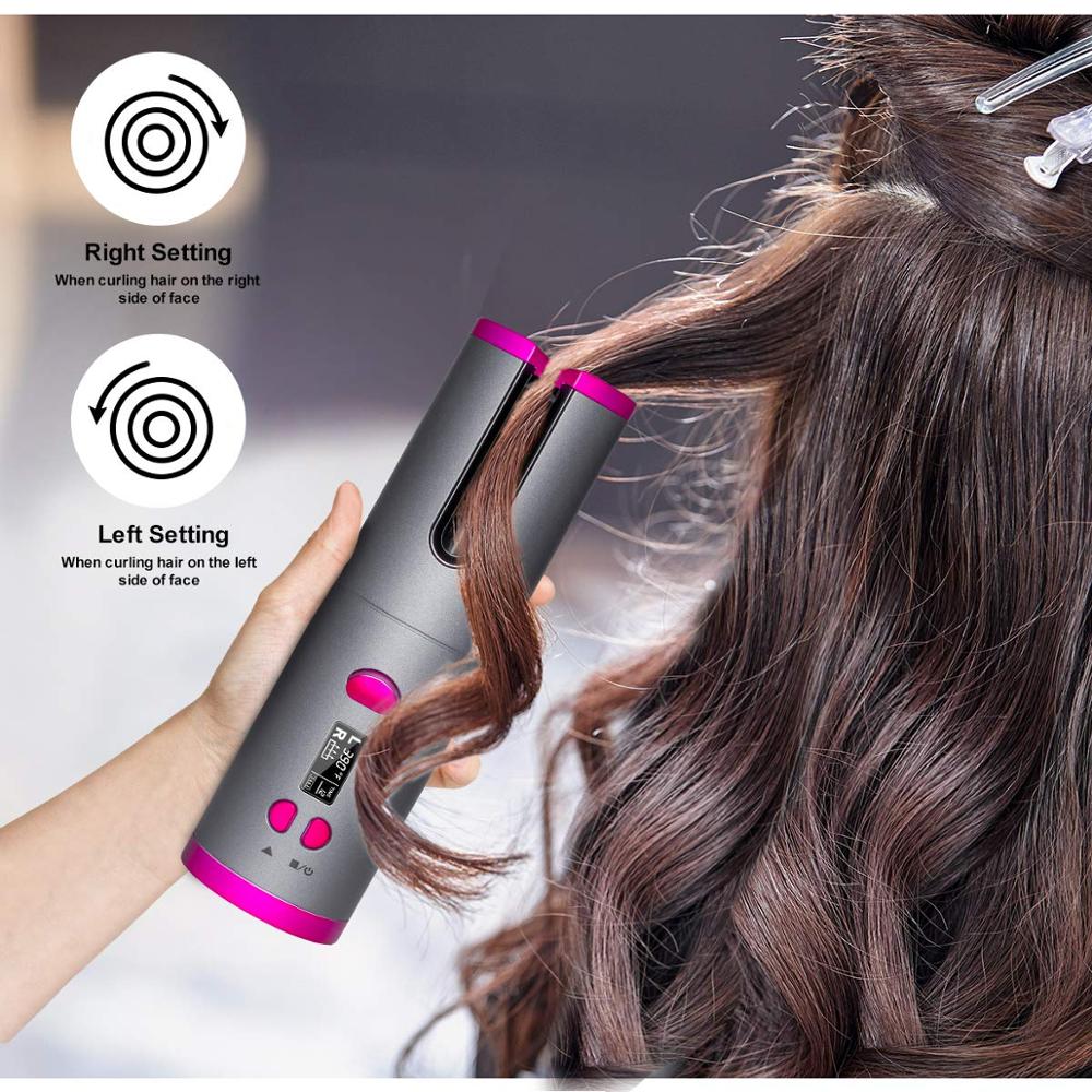 Cordless Wireless Hair Curler