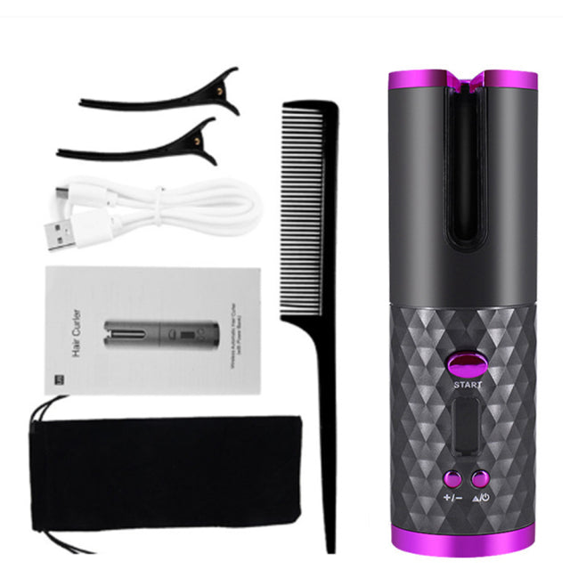 Cordless Wireless Hair Curler